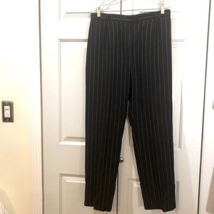 Bernard Zins High Rise Dress Pants Stripes Blue Size 14